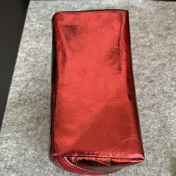 Cosmetic/ Travel Bag Bundle Red Metallic - Picture 3 of 7